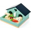Králikáreň s králikmi k domčekom pre bábiky Tender Leaf Pet Rabbit Set uni