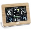 ADE Bamboo 16,5 x 12 cm hnedá - elektronická meteorologická stanica z plastu s vonkajším senzorom