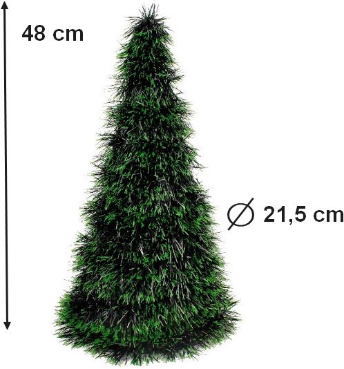 Vianočný stromček kužeľ 48 cm Proki LE-53101