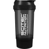 Scitec Nutrition Šejker Traveller 500 ml čierny (priesvitný) / Viacdielne šejkre / Praktický multifunkčný 2-dielny shaker
