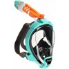 Šnorchlovacia maska Ocean Reef ARIA QR + CAMERA HOLDER svetlomodrá,čierna,oranžová