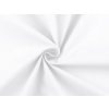Bavlněná látka jednobarevná šíře 220 cm METRÁŽ - (1) bílá