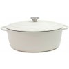 NOIS Železný hrniec oválny 34x26cm Tierra krémový