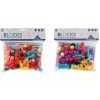Teddies Stavebnice - Blocks - 2 barvy