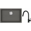 Súprava granitový drez Franke Maris 125.0687.258, kuchynská batéria Franke Lina 115.0626.053
