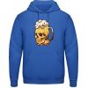 AWDis Hoodie mikina Napenený pivný pohár Blu reale