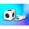 LEDin AURA line CUBE predlžovací kábel - 5 zásuviek, dĺžka 1,5m.