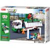 Sluban Town M38-B0780 Smetiarske recyklačné vozidlo + hra s kartami