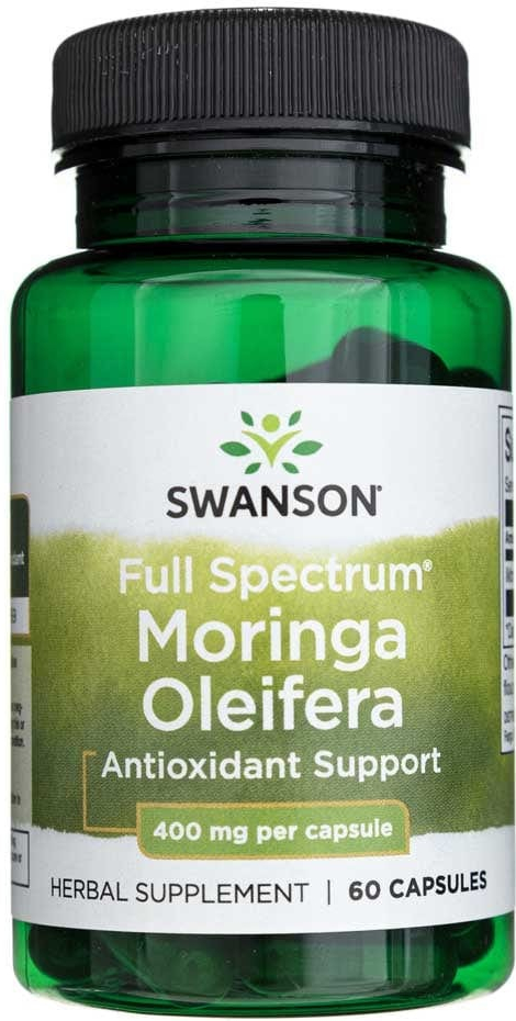 Swanson Moringa Oleifera 400 mg 60 kapsúl