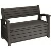 Záhradná lavica Keter Otter Bench, grafitová
