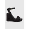 Tommy Hilfiger TH ROPE HIGH WEDGE SANDAL FW0FW07926 čierna