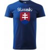 Vtipné tričko Slovensko znak n. Farba: Modrá strong, Veľkosť: M