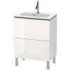 DURAVIT L-CUBE Compact skrinka pod umývadlo biela lesklá, LC667302222