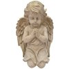 ANJEL MODLIACI 25x22,5x33,5CM BIELY