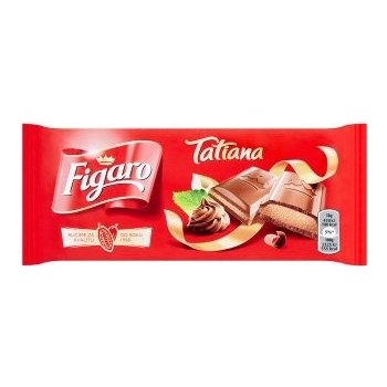 Figaro Tatiana mliečna čokoláda s lieskovoorieškovou náplňou 90 g od 0,69 €  - Heureka.sk