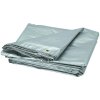 Bradas Zakrývacia plachta 120 g / m2 strieborná 6 x 10 m