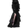 sukňa DEVIL FASHION Black Gothic Čierna L