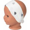 Letná čelenka, bandana, mušelín, Srdiečka, Baby Nellys - smotanová, veľ. 104/110 Baby Nellys