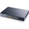 Zyxel XMG1915-18EP, 16-port 2.5GbE, 2 SFP+, 8 x PoE++ 180W Smart Switch, hybird mode, standalone or NebulaFlex Cloud