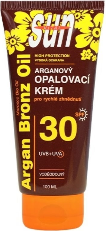 Vivaco Sun Argan Bronz voděodolný opalovací krém SPF30 100 ml