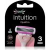 Wilkinson Sword Intuition Quattro náhradné hlavice 3 ks