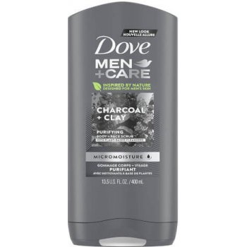 Dove Men+ Care Charcoal Clay sprchový gél 400 ml