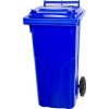 Nadoba MGB 120 lit, plast, modrá 5002, HDPE, na odpad