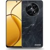 Picasee silikónový čierny obal pre Realme 12X - Black marble