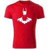 T-ričko Batman pánske tričko Farba trička: Červená, Farba potlače: Biela, Veľkosť: XXL
