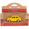 Model auta Fiat 126p žltý 1:43