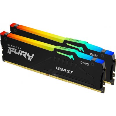 Kingston FURY Beast/DDR5/64GB/5200MHz/CL40/2x32GB/RGB KF552C40BBAK2-64