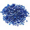 Kamenné Sklo Modré 4,5KG 19MM Ploché Okrúhle Sklenené Korálky