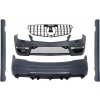 KITT Body Kit with Front Grille Piano Black suitable for Mercedes C-Class W204 (2007-2014) Facelift C63 GT-R Panamericana Design