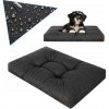 Matrac Pelech Pohovka Pelech pre malého psa, mačku Čierny M 75x50 Hobbydog