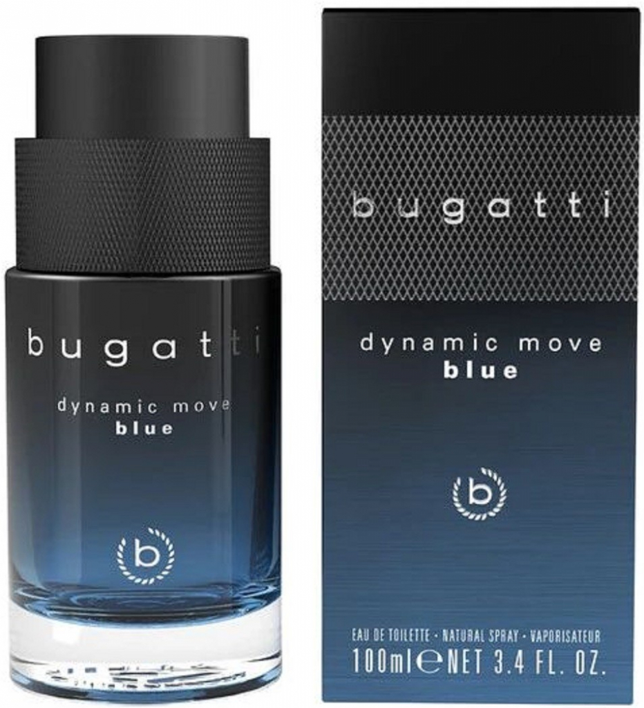 Bugatti Dynamic Move Blue toaletná voda pánska 100 ml