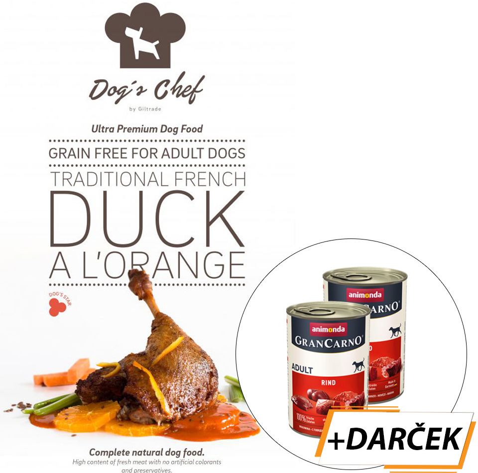 Dog\'s Chef Traditional French Duck a l’Orange 15 kg