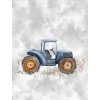 Takoy Panel na ušitie detskej deky Wellsoft fleece 145x110 traktor na lúke-NST-00330