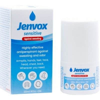 Jenvox 20ml Sensitive roll-on proti poteniu a zápachu