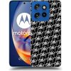Picasee silikónový čierny obal pre Motorola Edge 50 Neo - Separ - White On Black 2