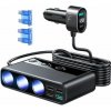 Joyroom Car Charger 9-in-1, (C+U+U+U+U+U+ 3 cigarette lighter socket) 154W, Black (JR-CL06)