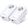 TP-LINK TP-Link TL-PA8010P KIT sieťový adaptér PowerLine 1300 Mbit/s Ethernet / LAN pripojenie Biela 2 kusov (TL-PA8010P KIT)