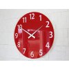 ModernClock Nástenné hodiny Amadeus červené