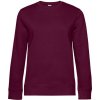 B&C Unisex mikina cez hlavu WW01Q Dark Cherry L