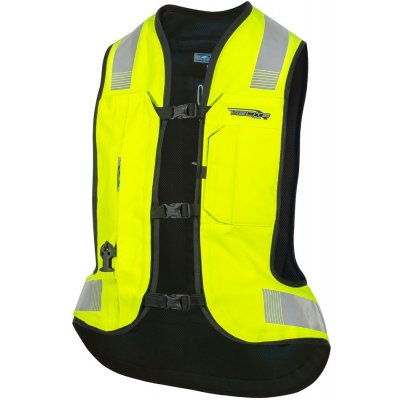 Airbagová vesta Helite Turtle 2 HiVis rozšírená žltá - XL