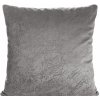Zamatová obliečka na vankúš - Riva, šedá 40 x 40 cm
