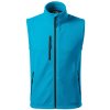MALFINI EXIT 525 / Unisex fleece vesta - tyrkysová XS