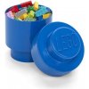 LEGO® úložný box guľatý 12,3 x 18,3 cm modrá