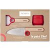 Kuchynská súprava Opinel pre deti Le Petit Chef červená