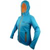 HAVEN Cyklistická zateplená bunda - THERMOTEC WOMEN - modrá/oranžová XS