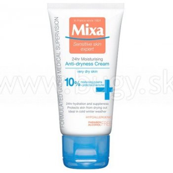 Mixa Moisturizing Anti-Dryness Cream vyživujúci krém proti vysušovaniu 10% 50 ml